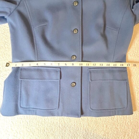 LOFT vintage blue wool blend blazer - Picture 10 of 11